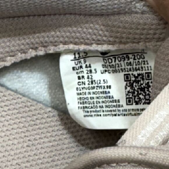 Nike Dunk Low SE Shoes Women 11.5 Primal Pink Cheetah Snakeskin‎ Swoosh Sneaker - Picture 12 of 13